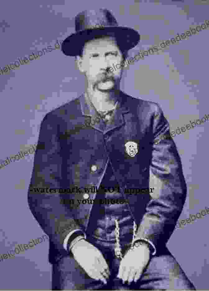 A Black And White Portrait Of U.S. Marshal Wyatt Earp. Timber: United States Marshal: The Wrong Side Of The Badge: A Western Adventure (Timber: United States Marshal Western 19)