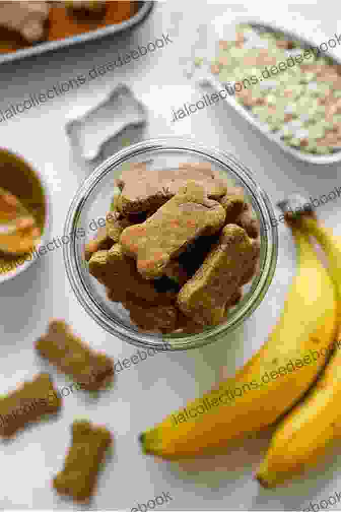 A Close Up Of A Peanut Butter And Banana Dog Treat Pet Food: 16 Dessert Recipes To Make You Smile