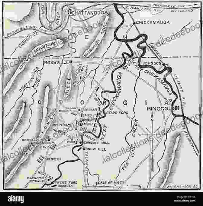 A Map Illustrating The Key Movements And Positions Of Both Armies During The Battle Of Chickamauga. Chickamauga: And Other Civil War Stories