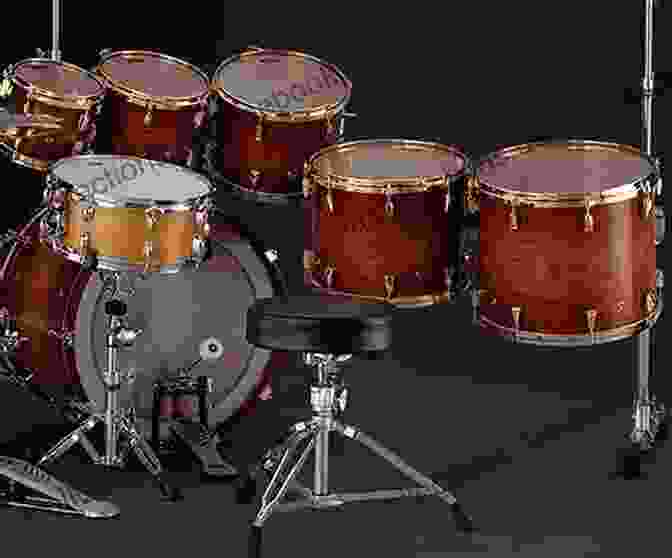A Modern Drum Set Featuring A Bass Drum, Snare Drum, Tom Toms, And Cymbals. Practical Guide To Percussion: The Ultimate Guide To Percussion: Teaching Percussion