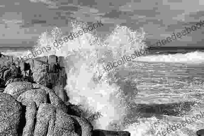 A Shadowy Figure Standing On A Desolate Seacliff, Waves Crashing Against The Rocks Below Phantom Of Black Rock Cove (Gideon Detective 5)