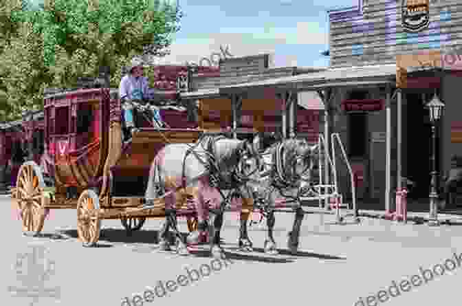 A Stagecoach Traveling Through A Picturesque Countryside Passengers: Life In Britain During The Stagecoach Era
