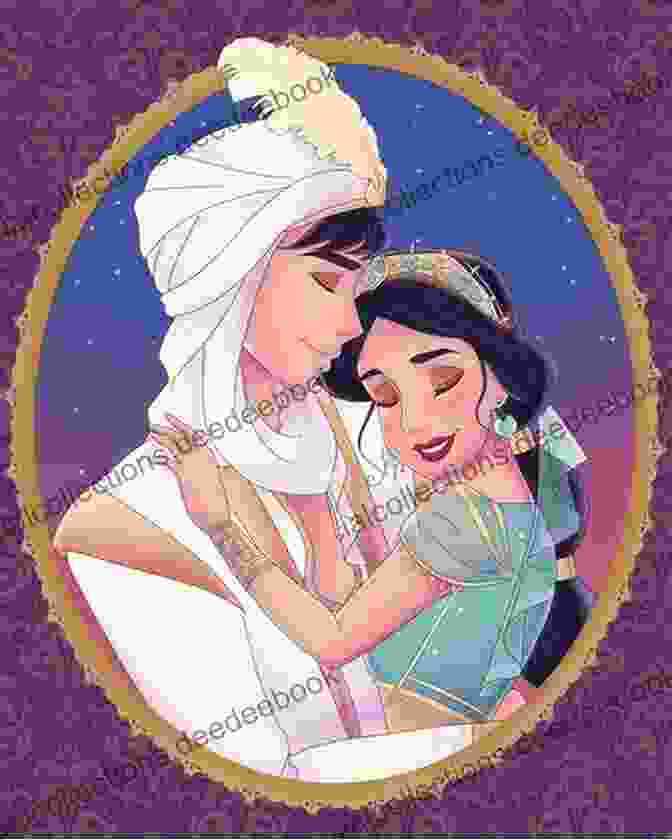 Aladdin And Princess Jasmine Gazing Lovingly Into Each Other's Eyes, Surrounded By A Swirl Of Magic The Stolen Kingdom: An Aladdin Retelling (The Stolen Kingdom 1)
