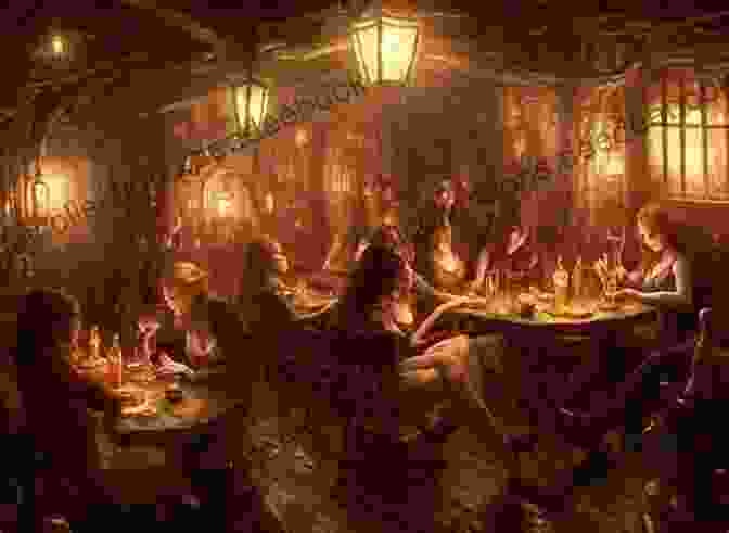 Alex Van Helsing Conversing With A Mysterious Woman In A Dimly Lit Tavern, Surrounded By Shadowy Figures. Alex Van Helsing: The Triumph Of Death
