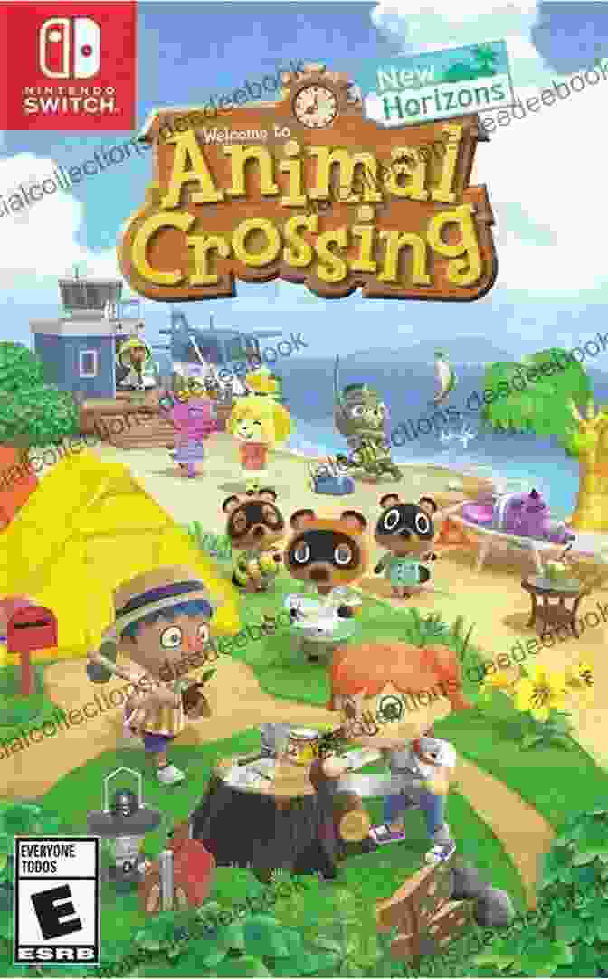 Animal Crossing: New Horizons Game Cover With A Character Standing On A Beach With A Fishing Rod Origami Aquarium Ebook: Aquatic Fun For Everyone : Origami With 20 Projects: Great For Kids Adults