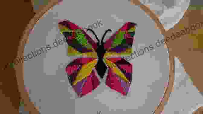 Butterfly With Details Satin Stitch For Beginners: Embroider A Butterfly
