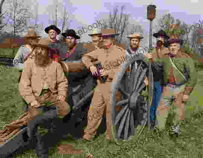 Confederate Artillerymen Depicted In Action During The Battle, Highlighting The Crucial Role Of Artillery In The Conflict. Chickamauga: And Other Civil War Stories