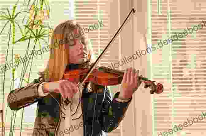 Denise Brienne As A Young Child, Holding A Violin. Gospel Violin Denise Brienne