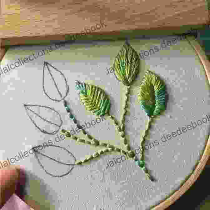 Outline Stitch Satin Stitch For Beginners: Embroider A Butterfly