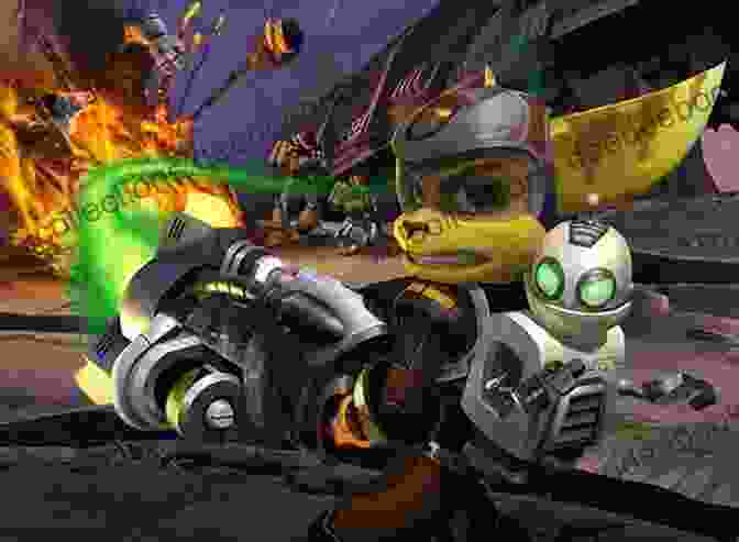 Ratchet Never Rests In Peace Banner Featuring Ratchet And Clank In Action The Legend Of Pebbles A Ratchet Spinoff: Ratchet Never Rests In Peace