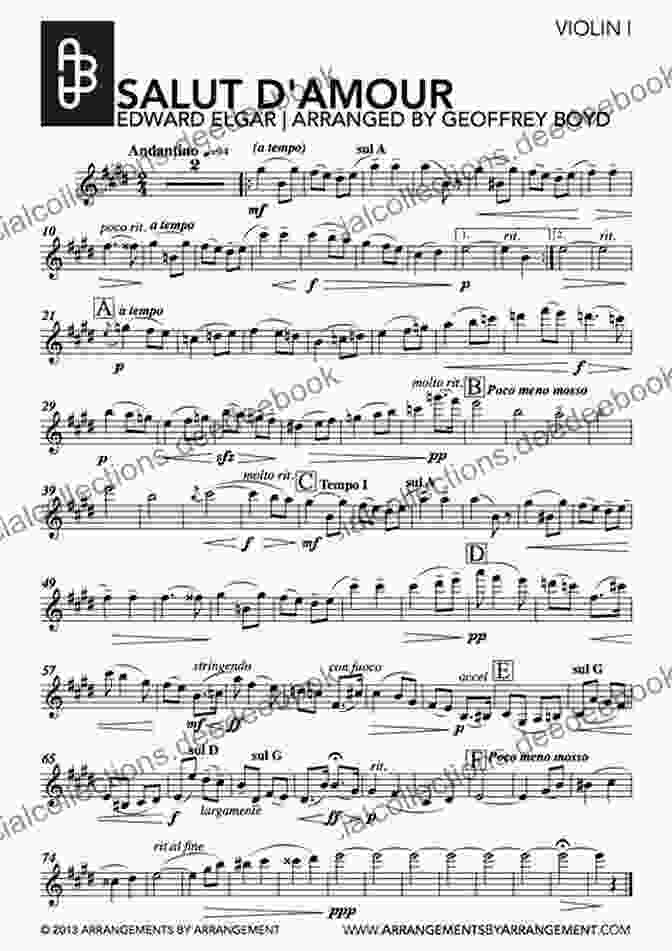 Salut D'Amour By Edward Elgar For Trombone Euphonium Quartet 10 (Easy) Romantic Pieces For Trombone/Euphonium Quartet (TROMBONE 2): For Beginners (10 Romantic Pieces For Trombone/Euphonium Quartet 3)