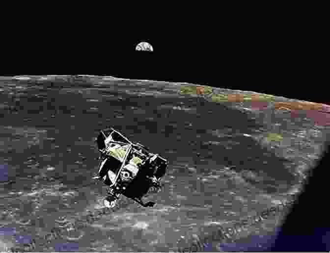 The Spacecraft Leaving The Moon And Heading Back To Earth LITTLE EXPLORER ON THE MOON